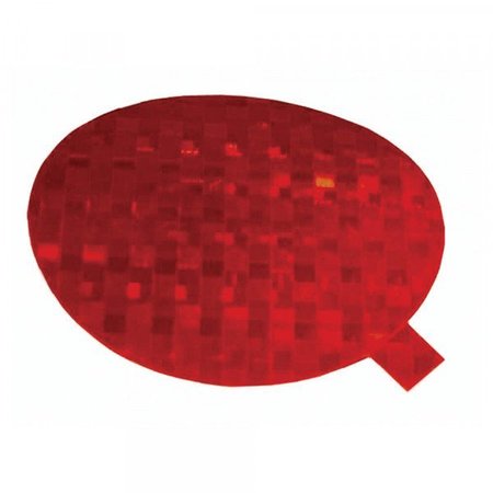GROTE LIGHTING REFLECTOR- 3RND- RED- STICKON- CLASS A T 41142